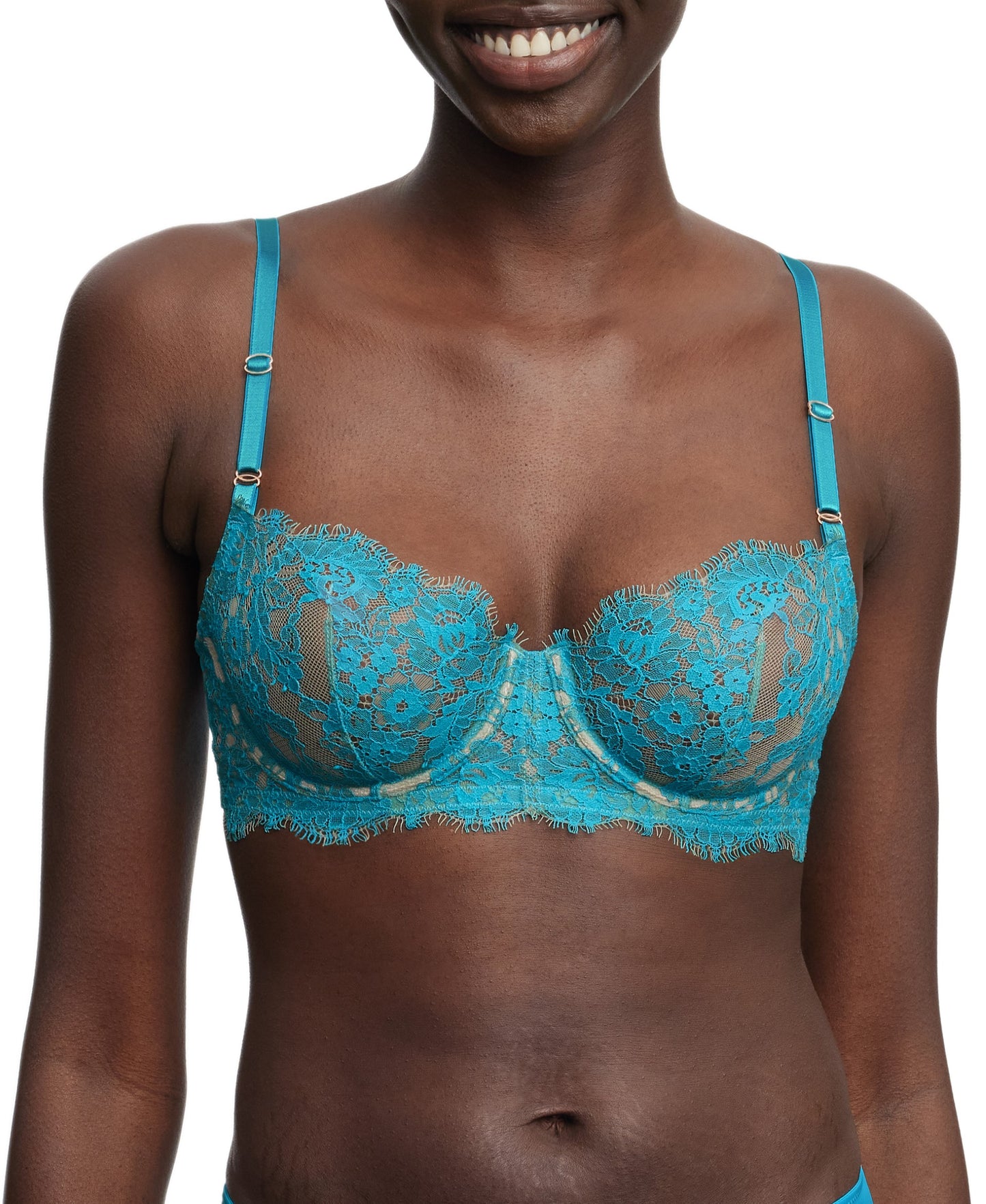 Stunning Periwinkle Blue Lace Bra - Ambrielle Intimates