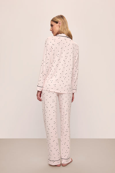 Eberjey Gisele Printed Hearts PJ Set